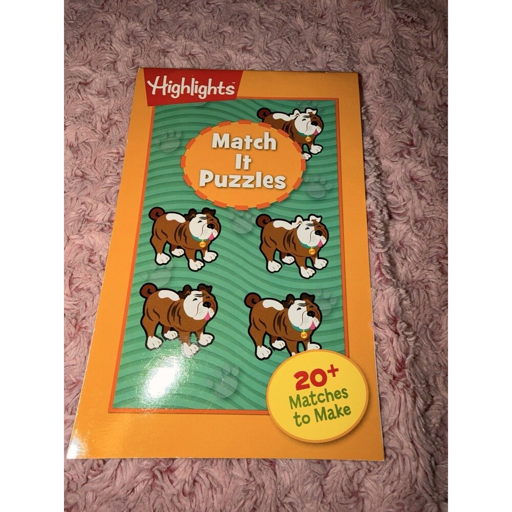 Highlights Match It Puzzle Fun Learning Education Activity Book Matches To Make